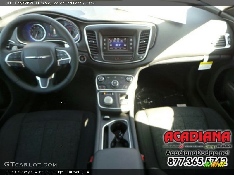 Velvet Red Pearl / Black 2016 Chrysler 200 Limited
