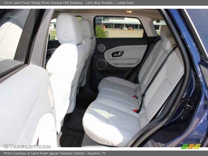 Rear Seat of 2016 Range Rover Evoque HSE Dynamic