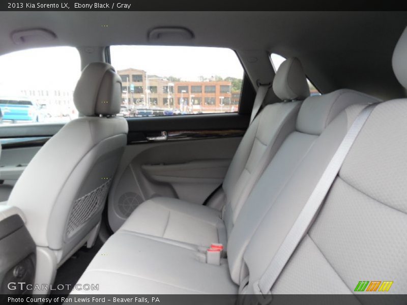 Ebony Black / Gray 2013 Kia Sorento LX