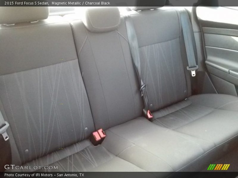Magnetic Metallic / Charcoal Black 2015 Ford Focus S Sedan