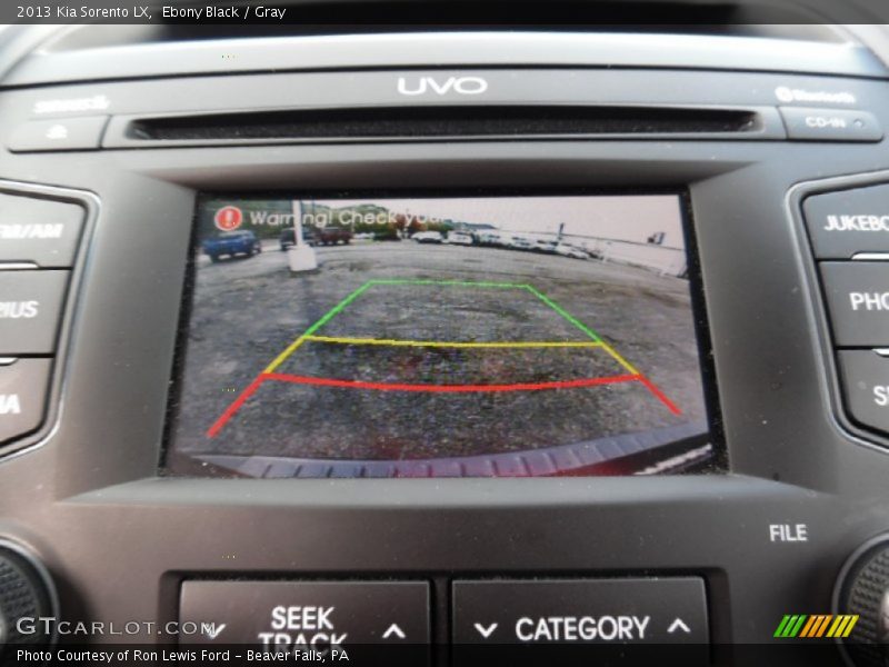 Ebony Black / Gray 2013 Kia Sorento LX