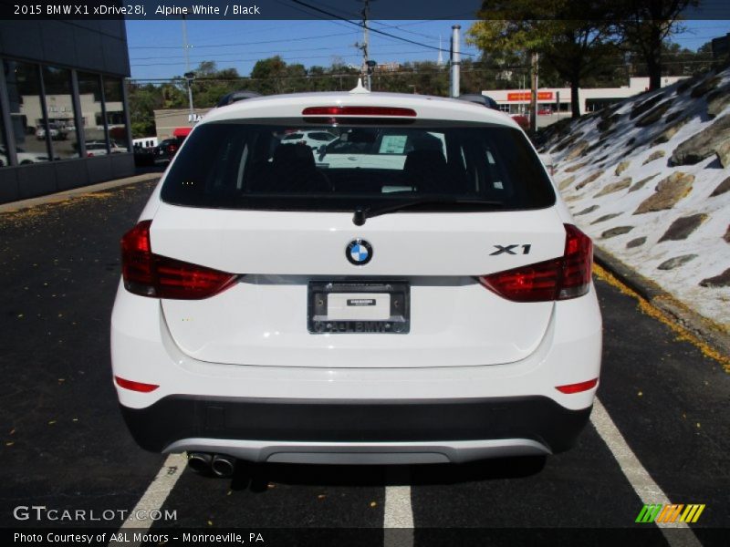 Alpine White / Black 2015 BMW X1 xDrive28i
