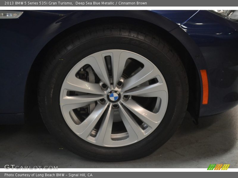 Deep Sea Blue Metallic / Cinnamon Brown 2013 BMW 5 Series 535i Gran Turismo