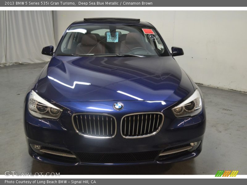 Deep Sea Blue Metallic / Cinnamon Brown 2013 BMW 5 Series 535i Gran Turismo