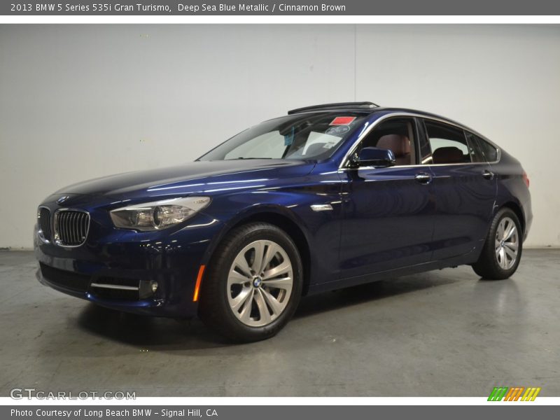 Deep Sea Blue Metallic / Cinnamon Brown 2013 BMW 5 Series 535i Gran Turismo