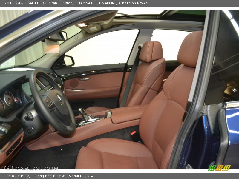 Rear Seat of 2013 5 Series 535i Gran Turismo