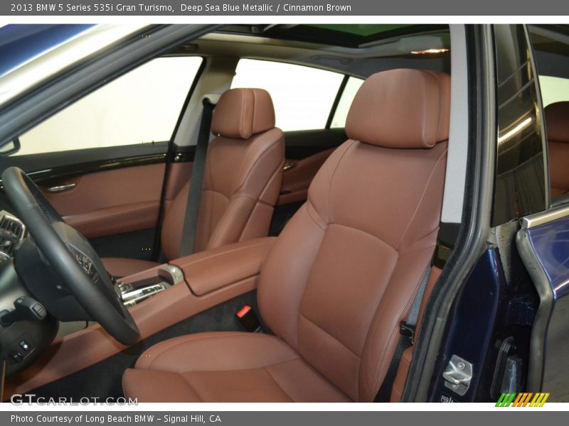 Deep Sea Blue Metallic / Cinnamon Brown 2013 BMW 5 Series 535i Gran Turismo