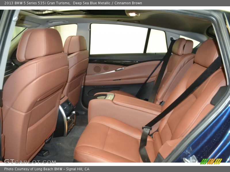 Deep Sea Blue Metallic / Cinnamon Brown 2013 BMW 5 Series 535i Gran Turismo
