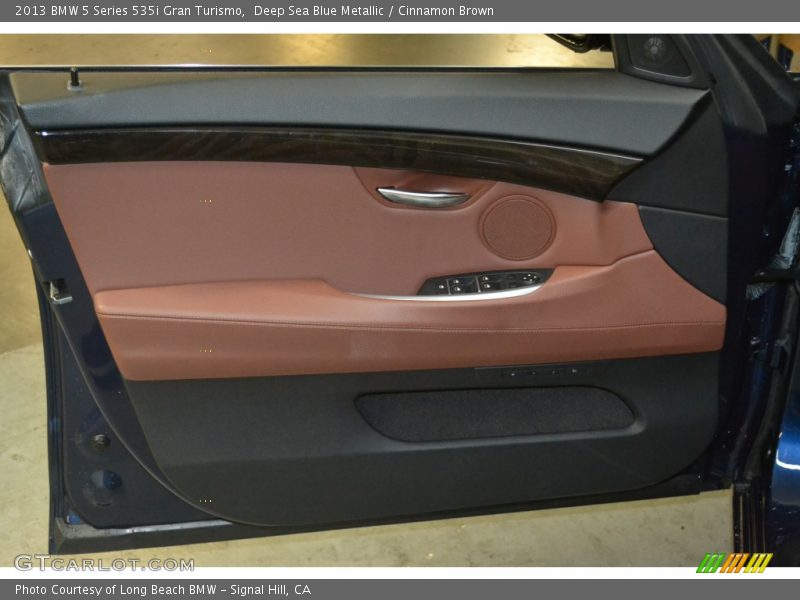 Deep Sea Blue Metallic / Cinnamon Brown 2013 BMW 5 Series 535i Gran Turismo