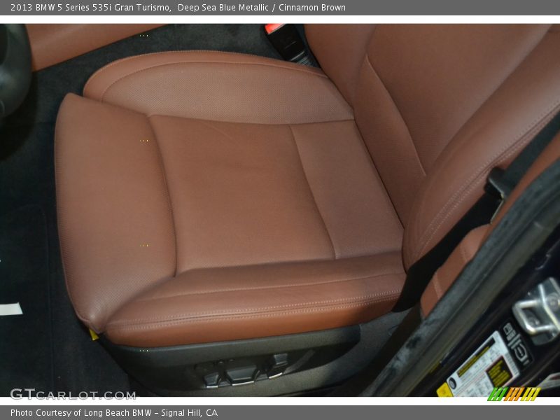 Deep Sea Blue Metallic / Cinnamon Brown 2013 BMW 5 Series 535i Gran Turismo