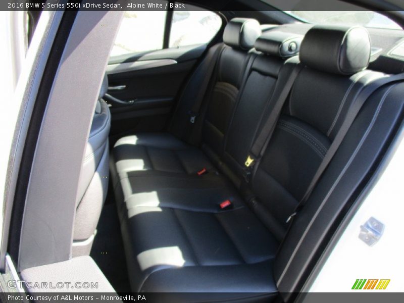 Rear Seat of 2016 5 Series 550i xDrive Sedan