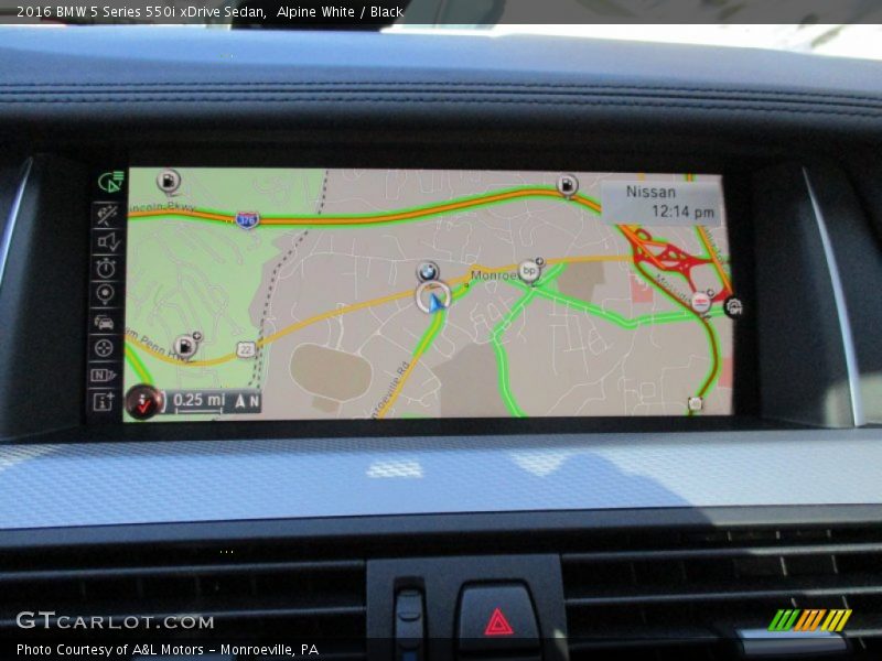 Navigation of 2016 5 Series 550i xDrive Sedan