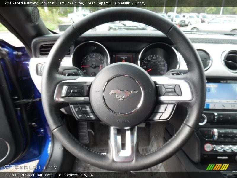  2016 Mustang EcoBoost Premium Coupe Steering Wheel