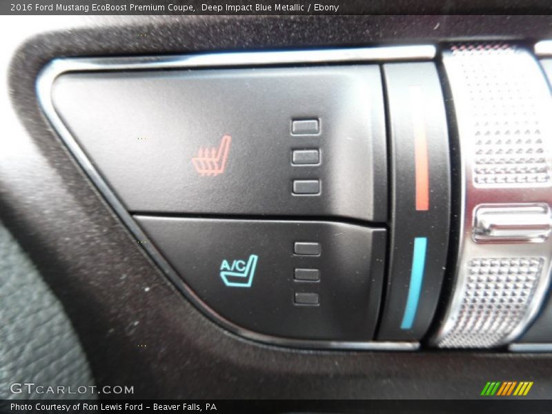 Controls of 2016 Mustang EcoBoost Premium Coupe