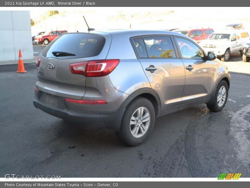 Mineral Silver / Black 2011 Kia Sportage LX AWD