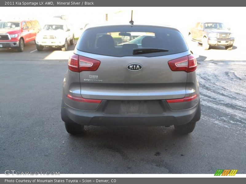 Mineral Silver / Black 2011 Kia Sportage LX AWD