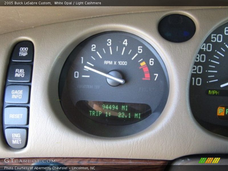 White Opal / Light Cashmere 2005 Buick LeSabre Custom