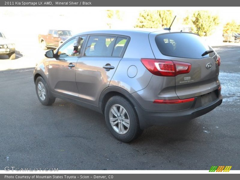 Mineral Silver / Black 2011 Kia Sportage LX AWD