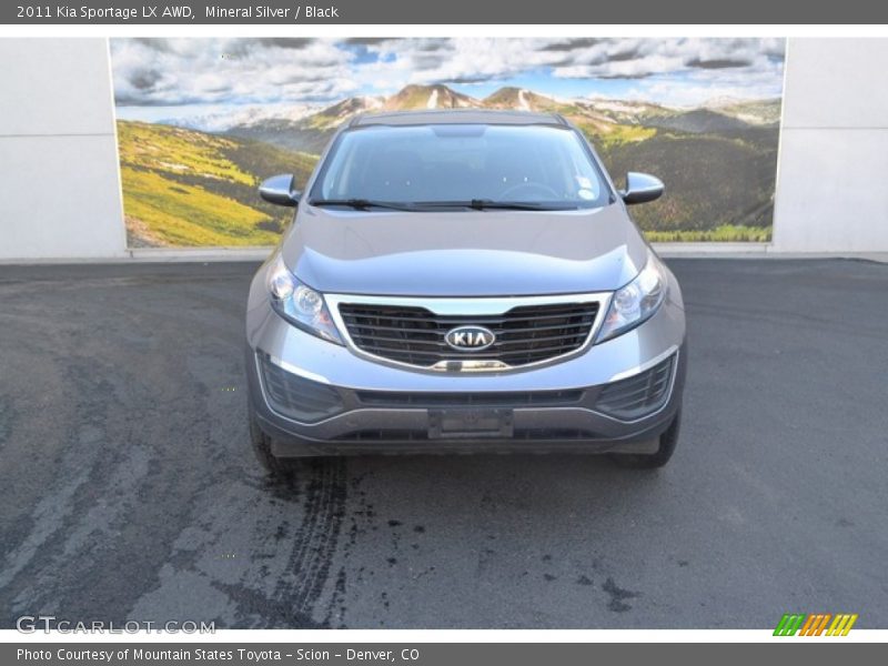 Mineral Silver / Black 2011 Kia Sportage LX AWD