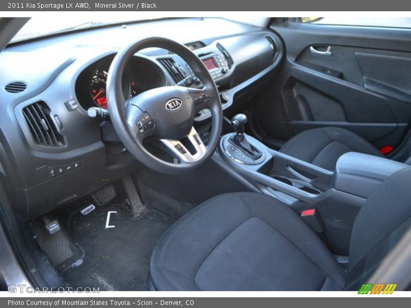 Mineral Silver / Black 2011 Kia Sportage LX AWD