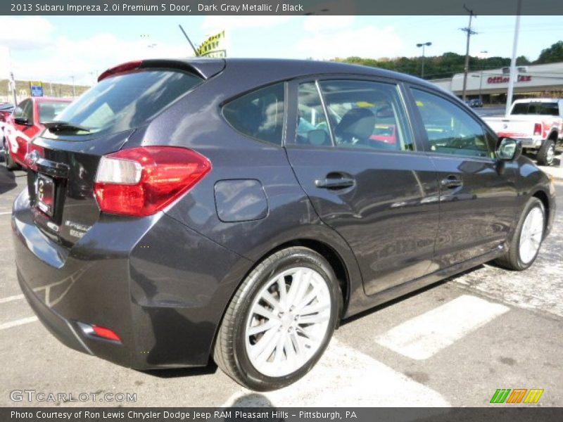 Dark Gray Metallic / Black 2013 Subaru Impreza 2.0i Premium 5 Door