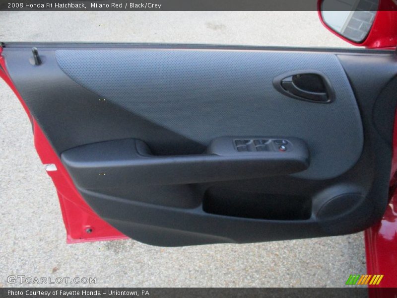 Milano Red / Black/Grey 2008 Honda Fit Hatchback
