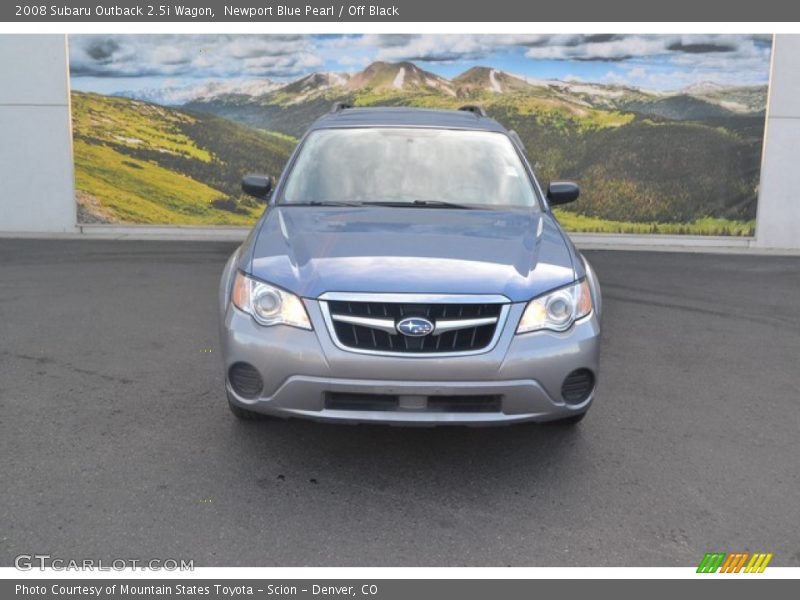 Newport Blue Pearl / Off Black 2008 Subaru Outback 2.5i Wagon