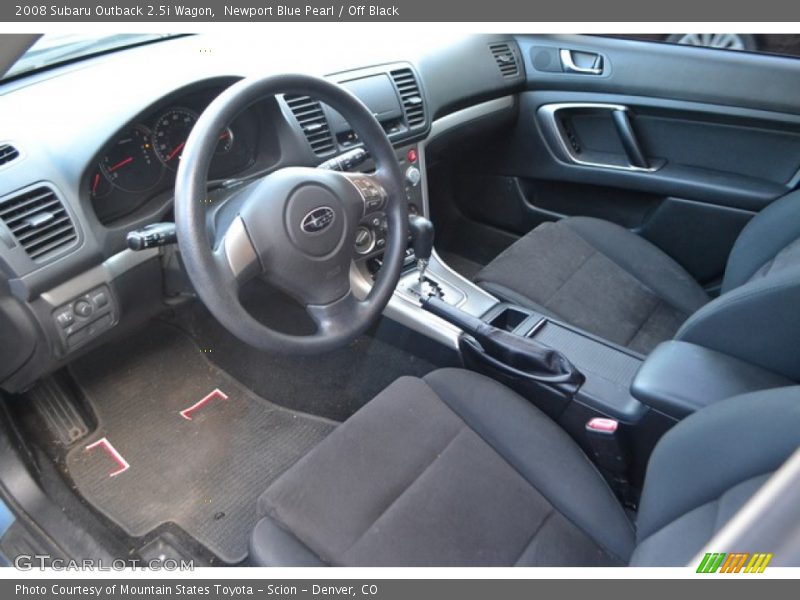 2008 Outback 2.5i Wagon Off Black Interior