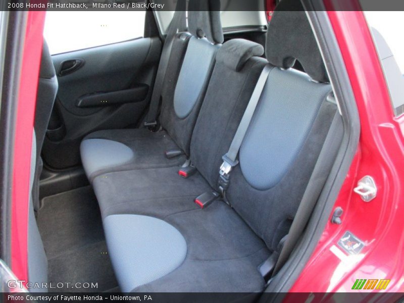 Milano Red / Black/Grey 2008 Honda Fit Hatchback