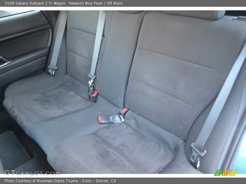 Newport Blue Pearl / Off Black 2008 Subaru Outback 2.5i Wagon
