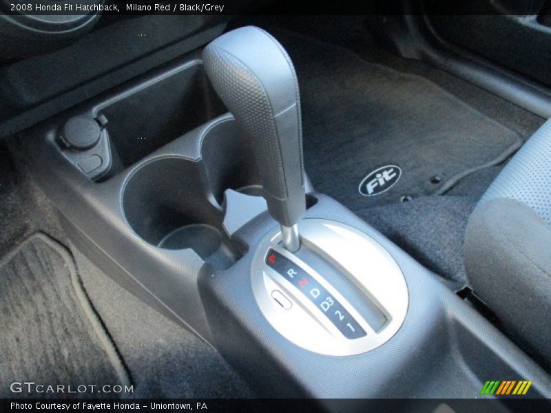 Milano Red / Black/Grey 2008 Honda Fit Hatchback
