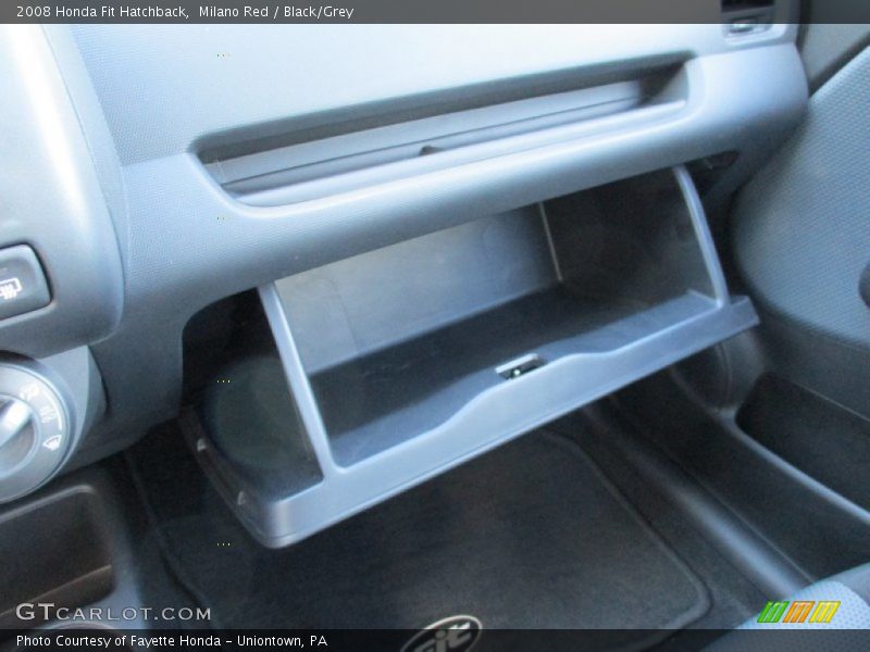 Milano Red / Black/Grey 2008 Honda Fit Hatchback