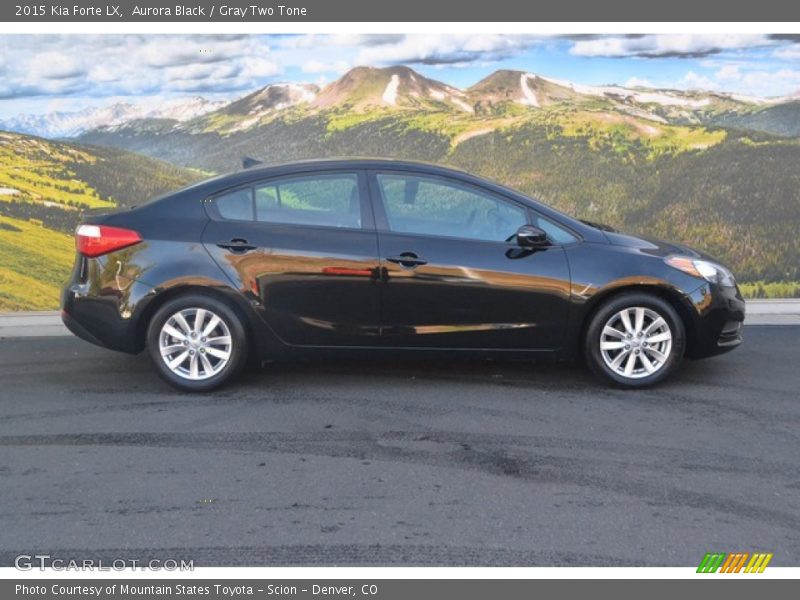 Aurora Black / Gray Two Tone 2015 Kia Forte LX
