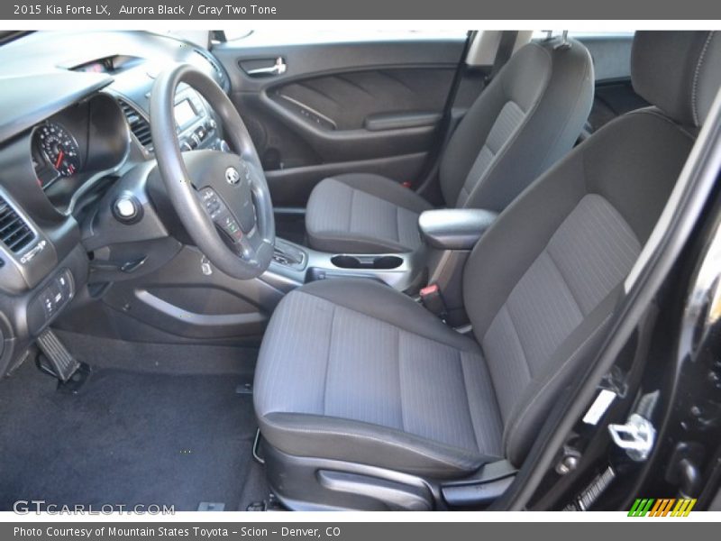 Aurora Black / Gray Two Tone 2015 Kia Forte LX