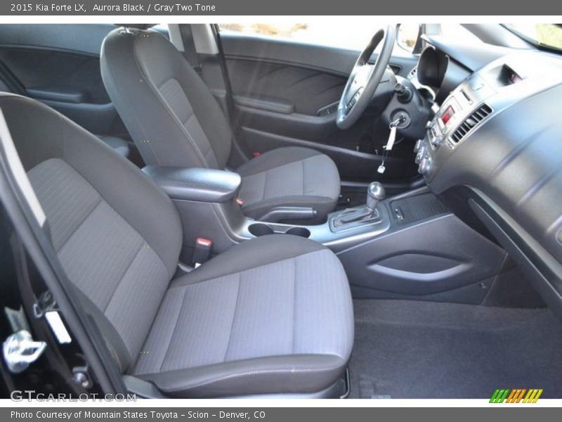 Aurora Black / Gray Two Tone 2015 Kia Forte LX