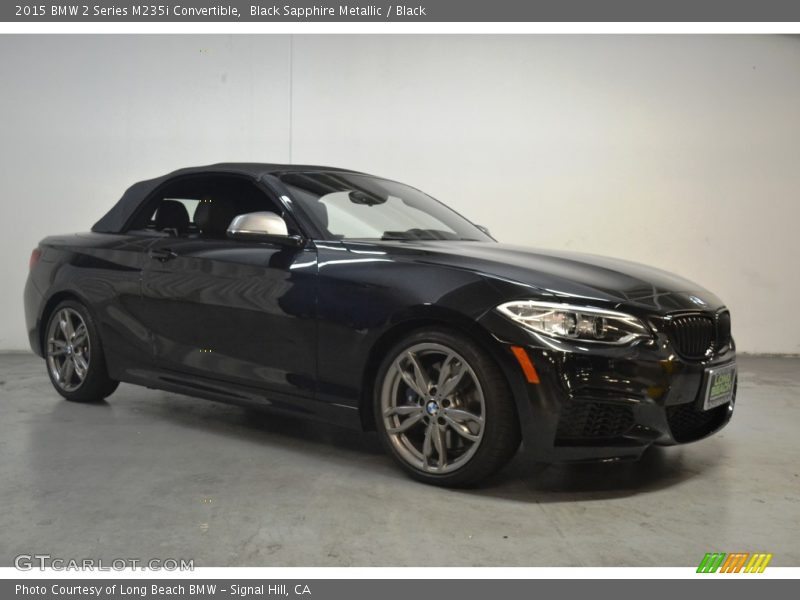 Black Sapphire Metallic / Black 2015 BMW 2 Series M235i Convertible