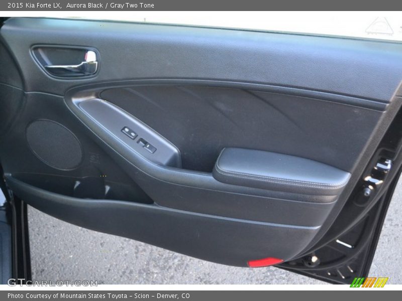 Aurora Black / Gray Two Tone 2015 Kia Forte LX