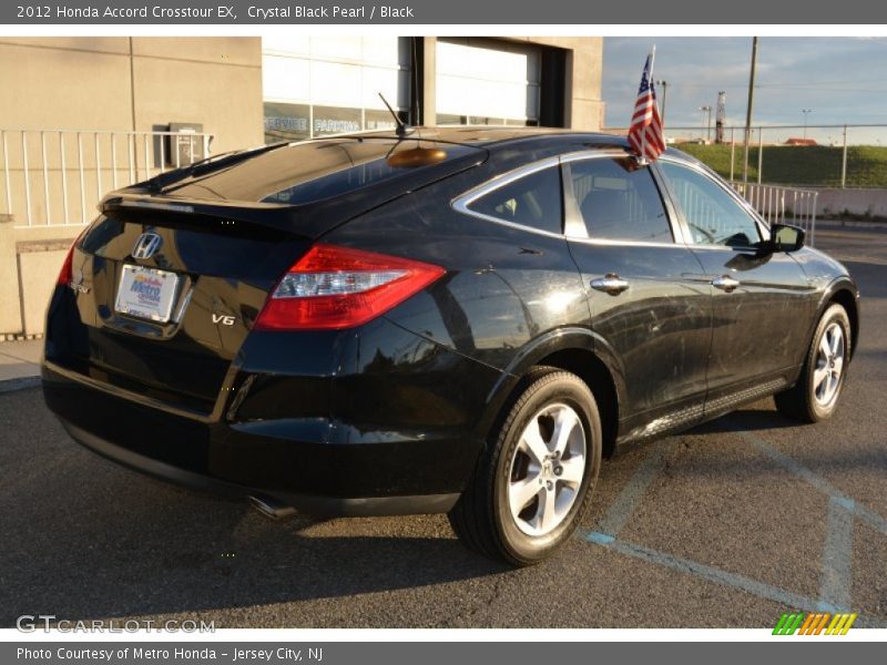Crystal Black Pearl / Black 2012 Honda Accord Crosstour EX
