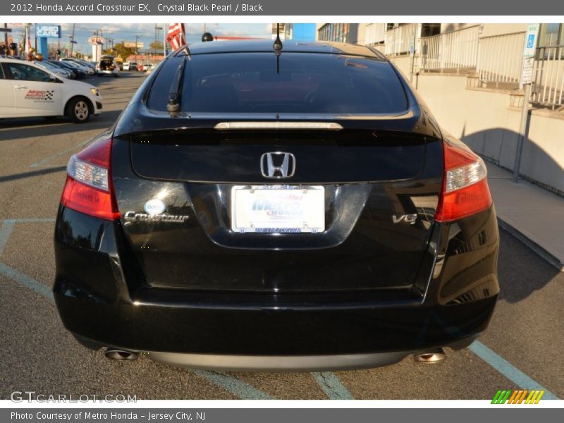 Crystal Black Pearl / Black 2012 Honda Accord Crosstour EX