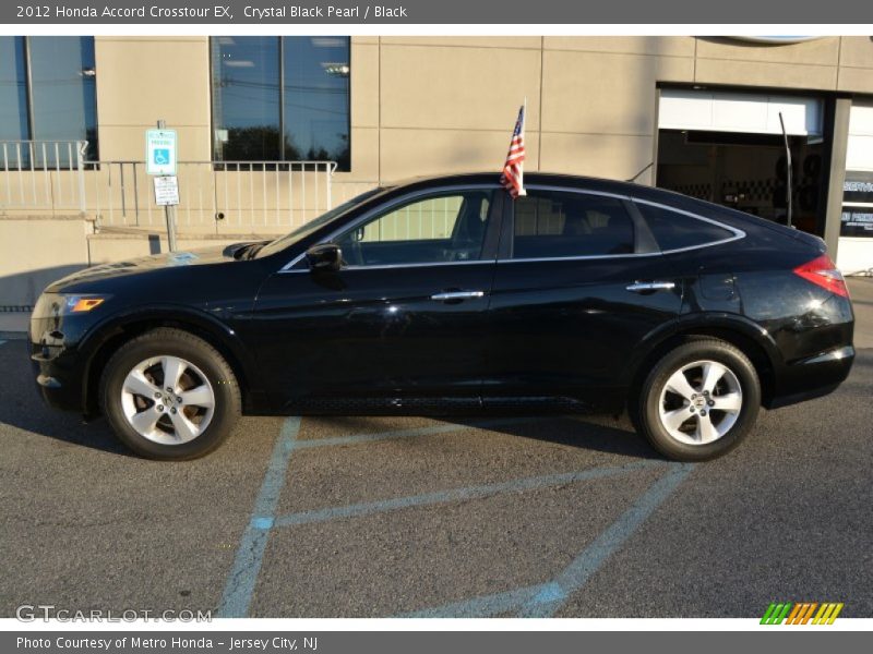 Crystal Black Pearl / Black 2012 Honda Accord Crosstour EX