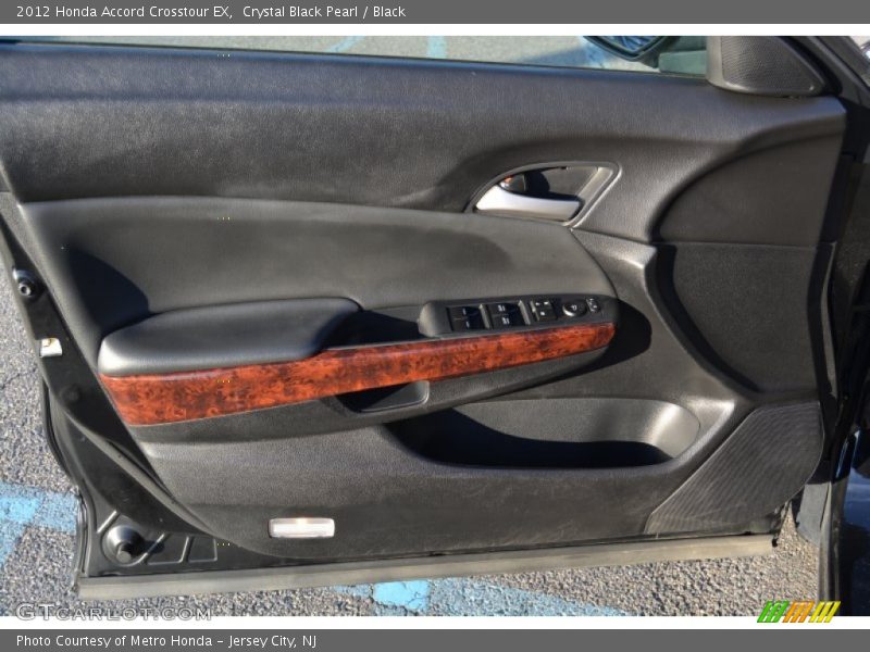 Crystal Black Pearl / Black 2012 Honda Accord Crosstour EX
