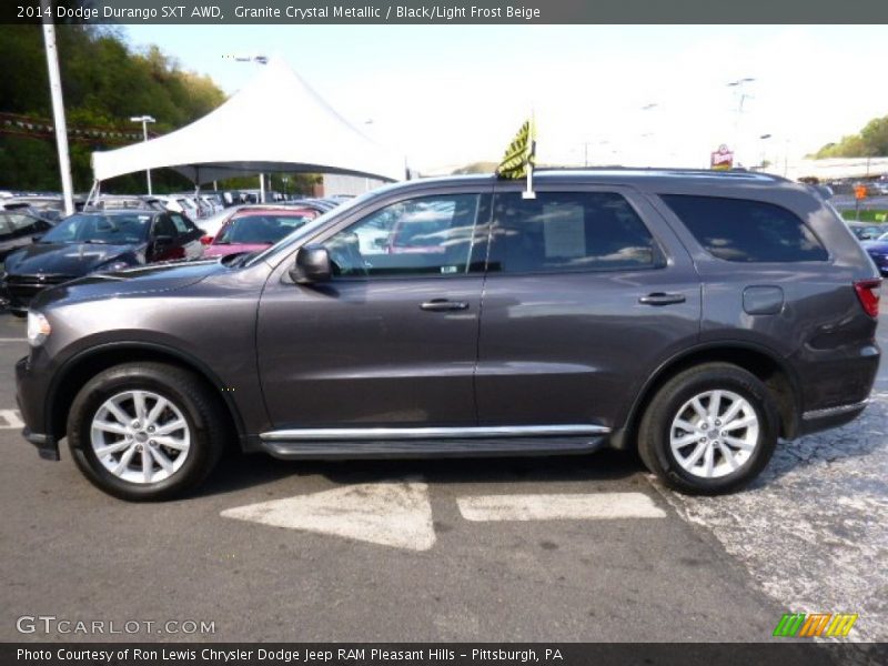 Granite Crystal Metallic / Black/Light Frost Beige 2014 Dodge Durango SXT AWD