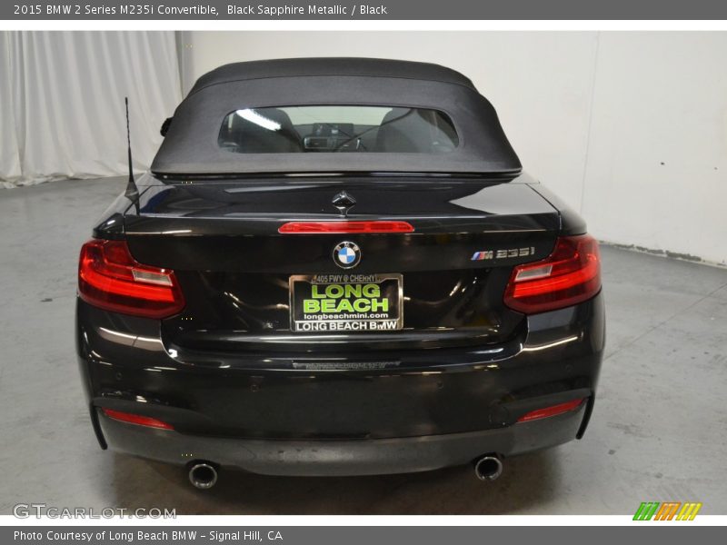Black Sapphire Metallic / Black 2015 BMW 2 Series M235i Convertible