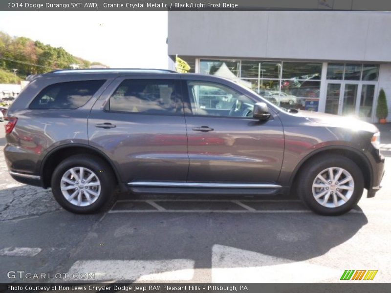 Granite Crystal Metallic / Black/Light Frost Beige 2014 Dodge Durango SXT AWD