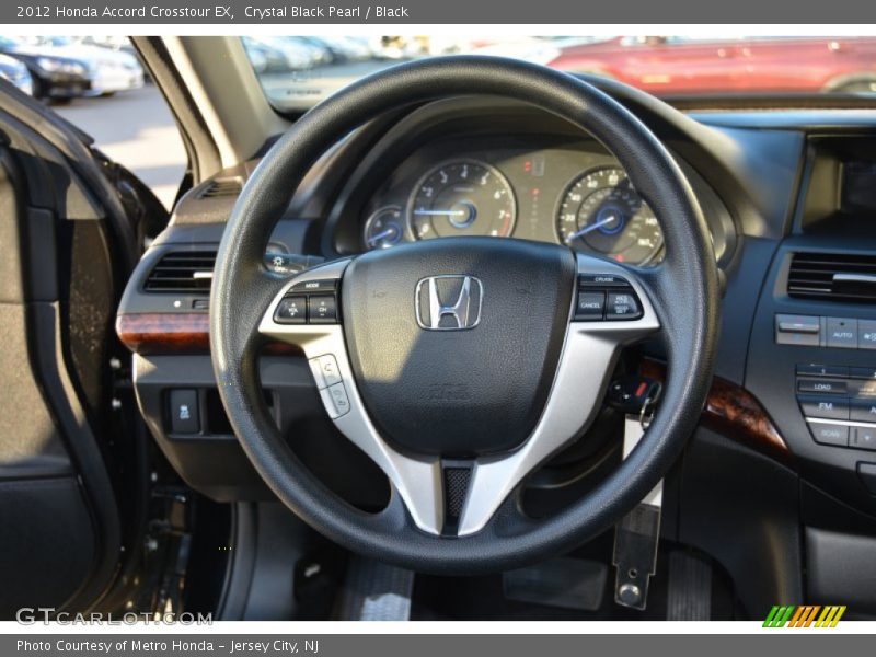 Crystal Black Pearl / Black 2012 Honda Accord Crosstour EX