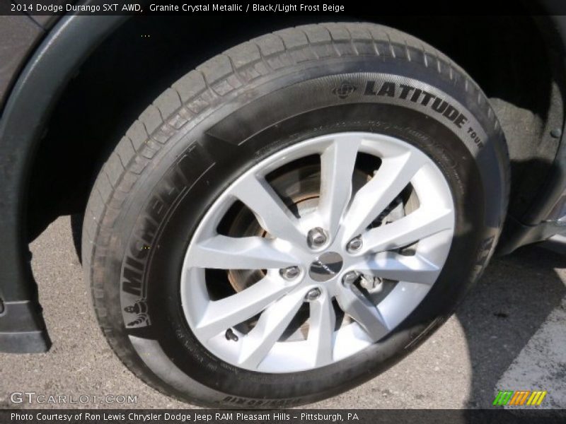 Granite Crystal Metallic / Black/Light Frost Beige 2014 Dodge Durango SXT AWD