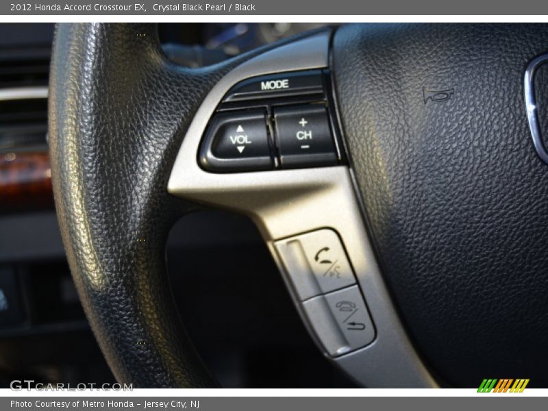 Crystal Black Pearl / Black 2012 Honda Accord Crosstour EX