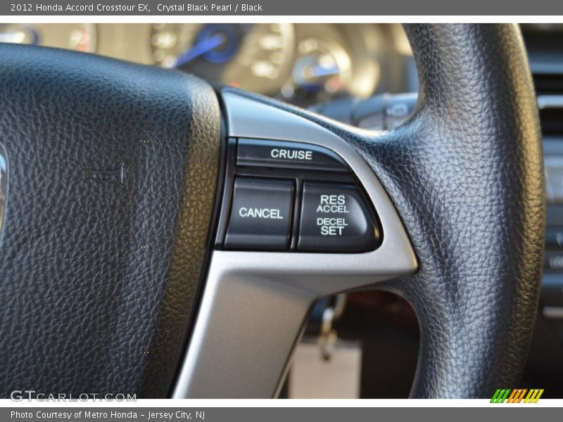 Crystal Black Pearl / Black 2012 Honda Accord Crosstour EX