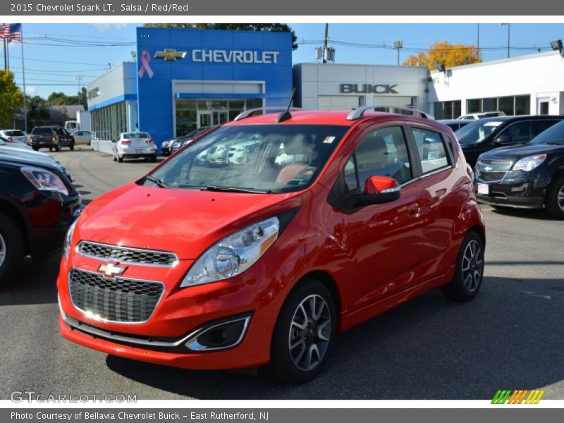 Salsa / Red/Red 2015 Chevrolet Spark LT