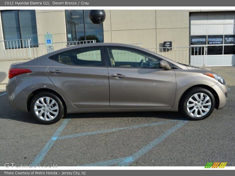 Desert Bronze / Gray 2012 Hyundai Elantra GLS